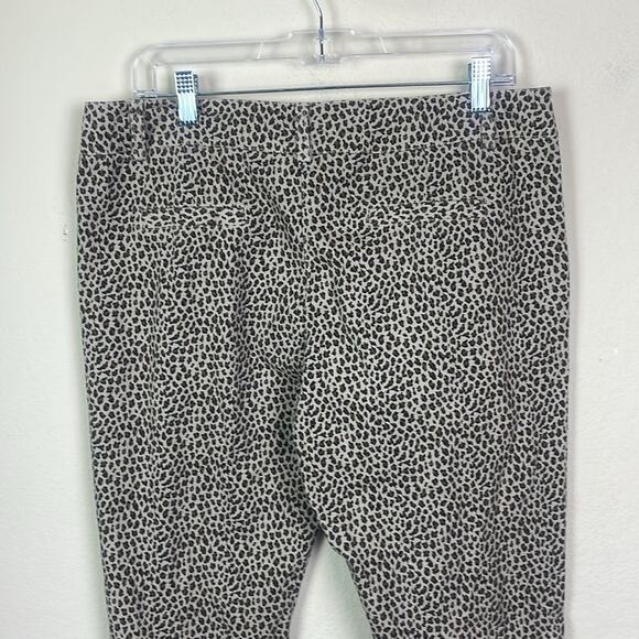 Soft Surroundings Sarianne Animal Print Classic Fit Pants Women's 12P - Picture 5 of 12